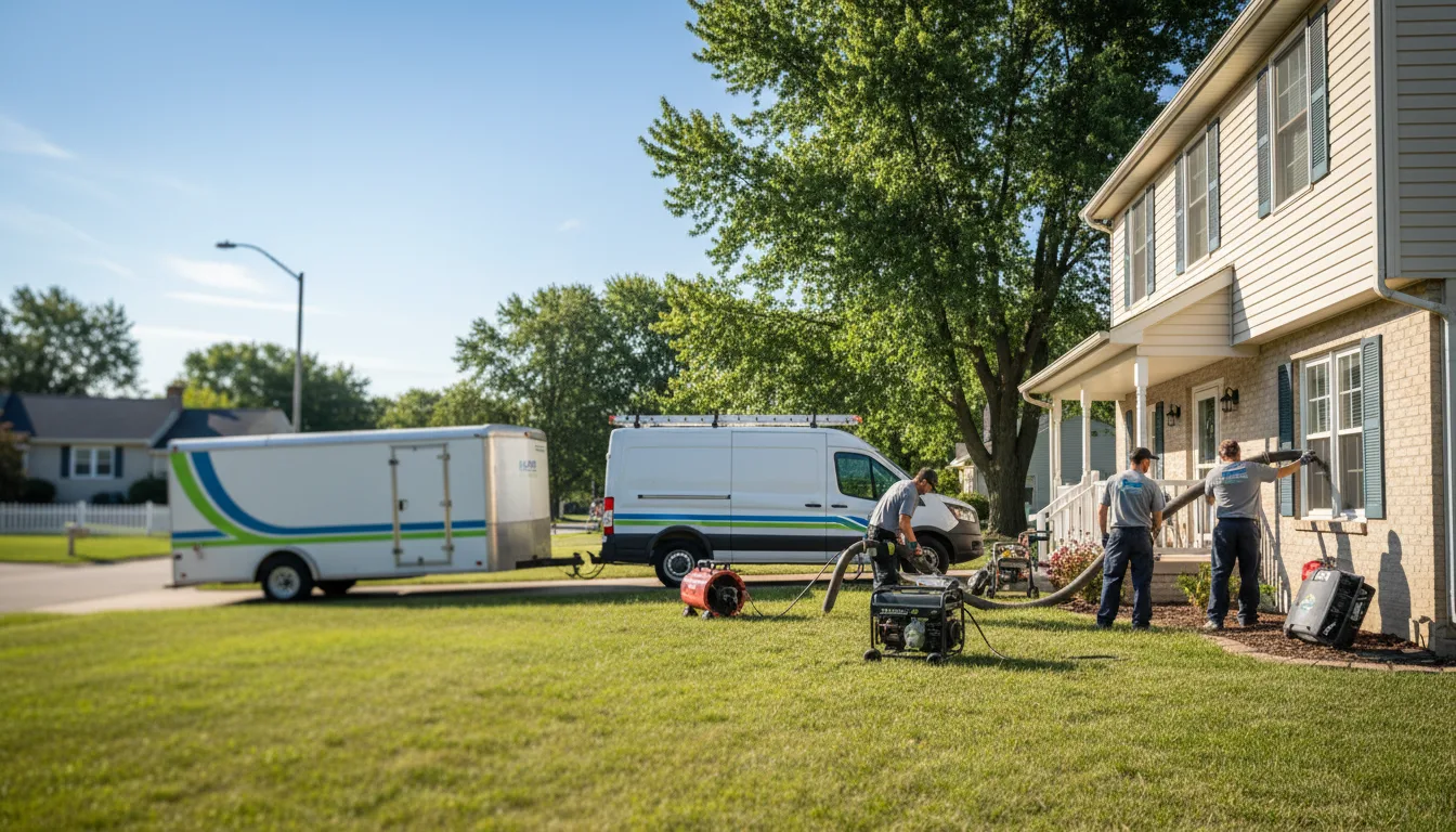 Flooded Basement Restoration And Cleanup With Repair in Toronto, KS near me